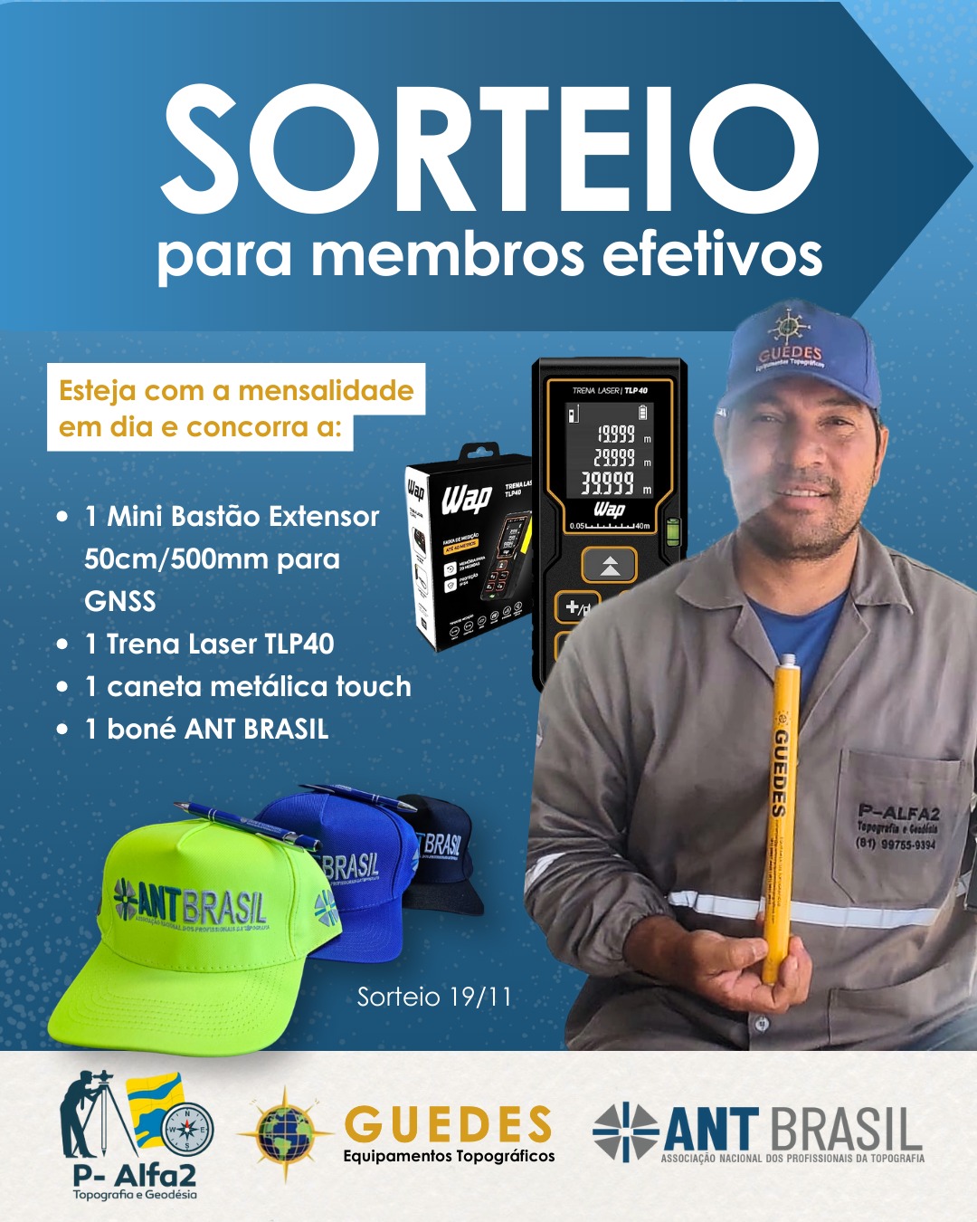 Sorteio Novembro P-ALFA2 GUEDES